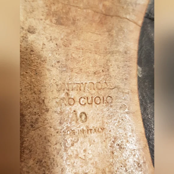 Country Road Vero Cuoio leather black ballet flats - Picture 3 of 9